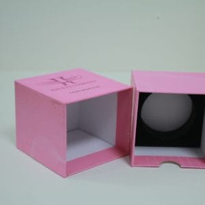 Hộp đựng mỹ phẩm hình vuông màu hồng 11 Hộp đựng quà hình vuông màu hồng