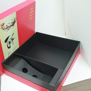 Hộp quà tết có ngăn đựng rượu vang 9 Hộp đựng quà tết