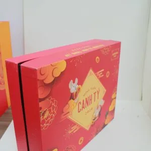 Alternative view of Hộp quà tết đựng bánh kẹo 2 ngăn