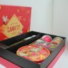 Hộp quà tết đựng bánh kẹo 2 ngăn 10 Hộp đựng bánh kẹo tết