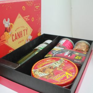 Hộp quà tết đựng bánh kẹo 2 ngăn 9 hộp đựng quà tết cao cấp