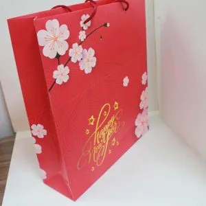 Túi đựng quà tết hoa đào