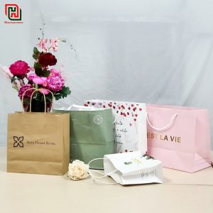 Túi giấy màu vàng MINA #19 27 Túi giấy đựng quà đẹp giá rẻ