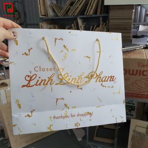 Túi giấy màu trắng Linh Linh Phạm #7 5 Túi giấy giá rẻ