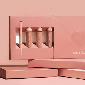 Tại sao cần phải đầu tư bao bì đẹp trong kinh doanh? 3 THANKS FOR THE LOVE LIP SET