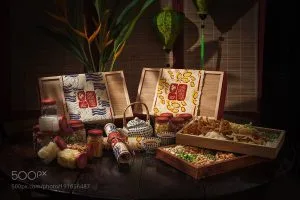 Hộp đựng quà Tết có khay để rượu và bánh kẹo 21 Gift for Tet by Tuan Luko 500px