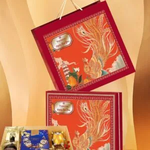 Alternative view of Hộp đựng quà Tết có khay để rượu và bánh kẹo