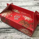 hộp đựng bánh trung thu 2 bánh màu đỏ