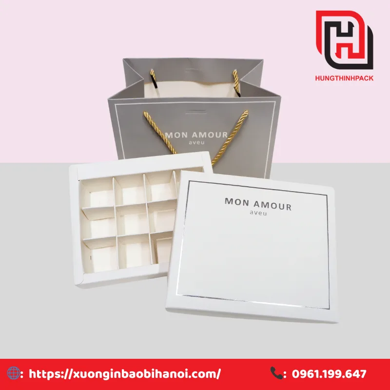 Hộp đựng socola Valentine - VLT02 - Ảnh 4