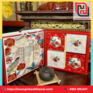 Hộp đựng bánh trung thu Bách Hợp - TT10 11 Hop dung banh trung thu Bach Hop TT10