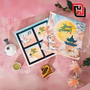 Alternative view of Hộp đựng 4 bánh trung thu Song Nguyệt - TT20