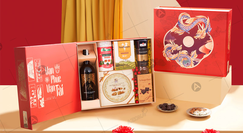 In hộp cứng đựng quà Tết giá rẻ tại Hà Nội 1 In hop cung dung qua Tet