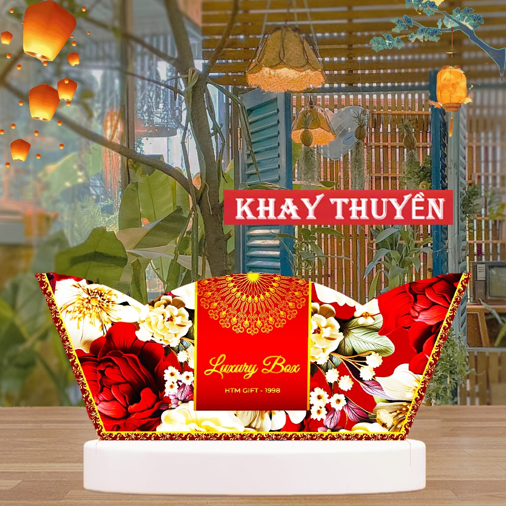 Đặt In Khay Thuyền Đựng Quà Tết Tại Hà Nội 4 khay thuyen dep nhat 2026