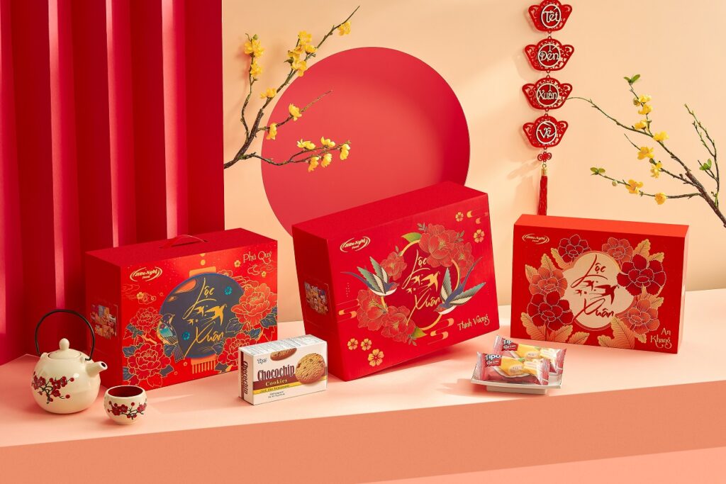 Quy Trình Đặt In Hộp Quà Tết Cho Công Ty 3 mau hop qua Tet cho doanh nghiep